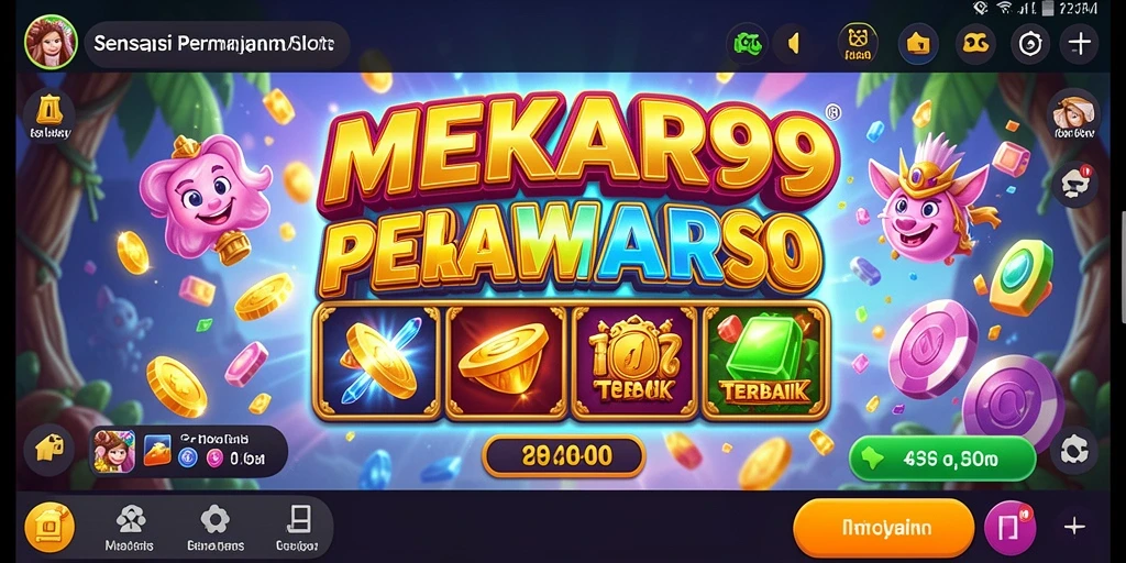 Gameplay seru MEKAR99 dengan tema slot menarik.
