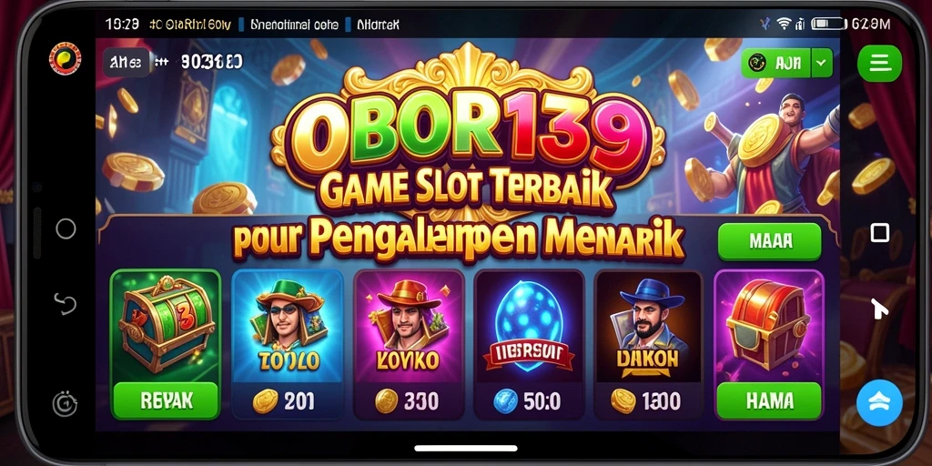 Tangkapan layar gameplay OBOR138 menunjukkan keseruan bermain Slot.