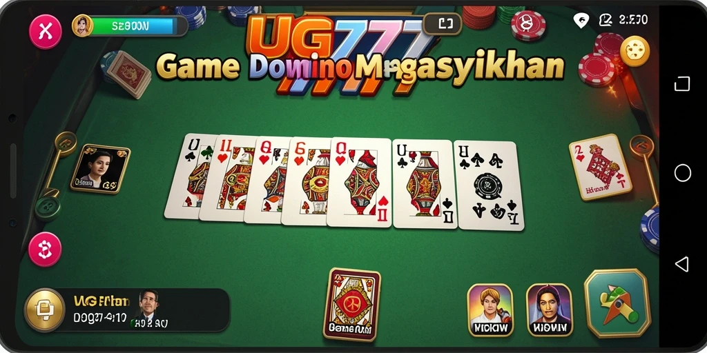 Tampilan gameplay menarik dari UG777 saat bermain Domino.